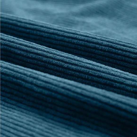 Cozy Boho Oversized Aztec Print Pocket Corduroy Jacket Shacket Button Down Shirt - Picture 7 of 7